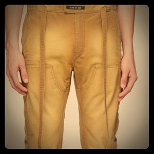 Fear of God Straight-leg rust/tan trousers